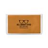 IMPRINTED Orange Premium Microfiber Cloth-In-Case (100 per box / Minimum order - 5 boxes)